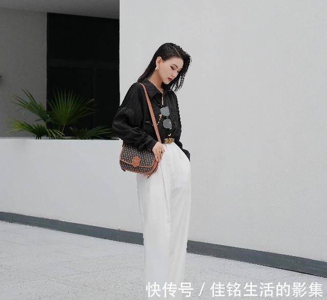 阔腿裤 今夏的“百褶裤”都流行这么穿也太洋气了!比阔腿裤显瘦又显高!