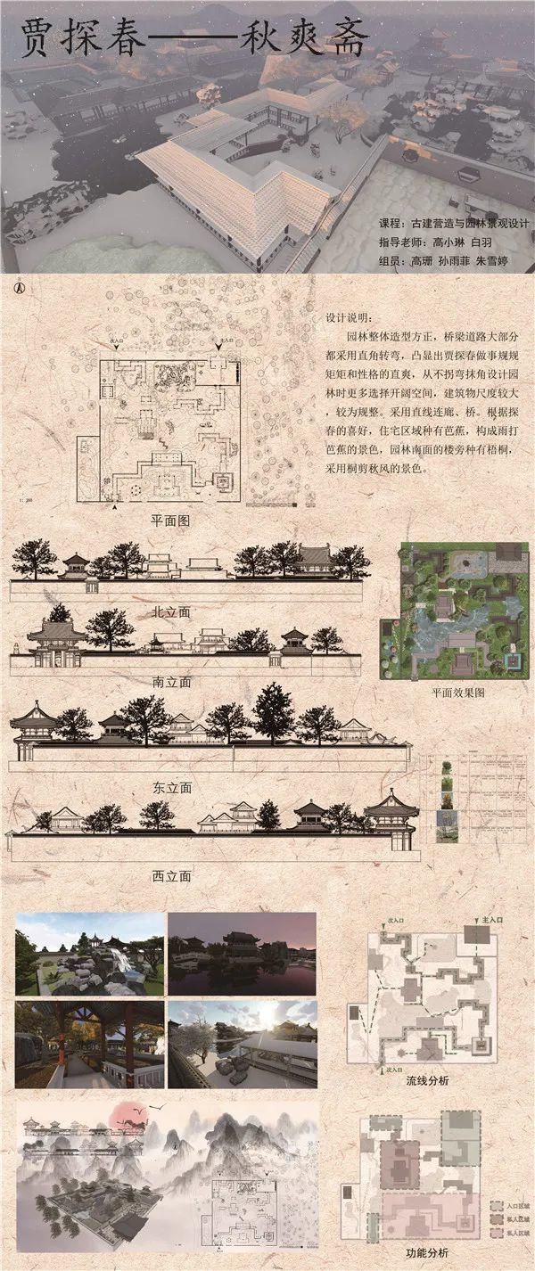 园林景观|看看耿丹学院古建营造与园林景观设计课程展览