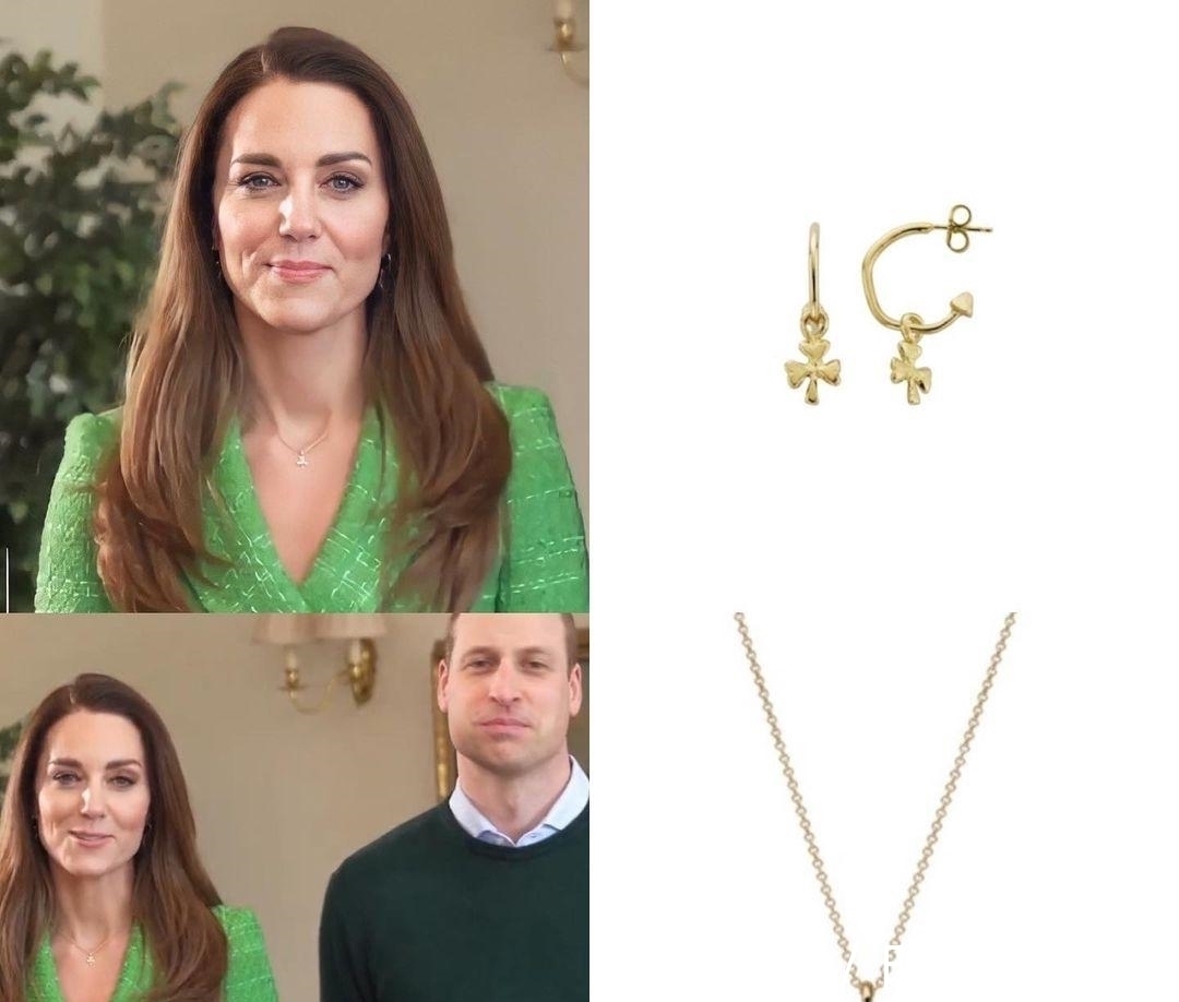 配饰 凯特穿苹果绿惊艳亮相,百元Zara美成8年最佳,苹果肌太饱满