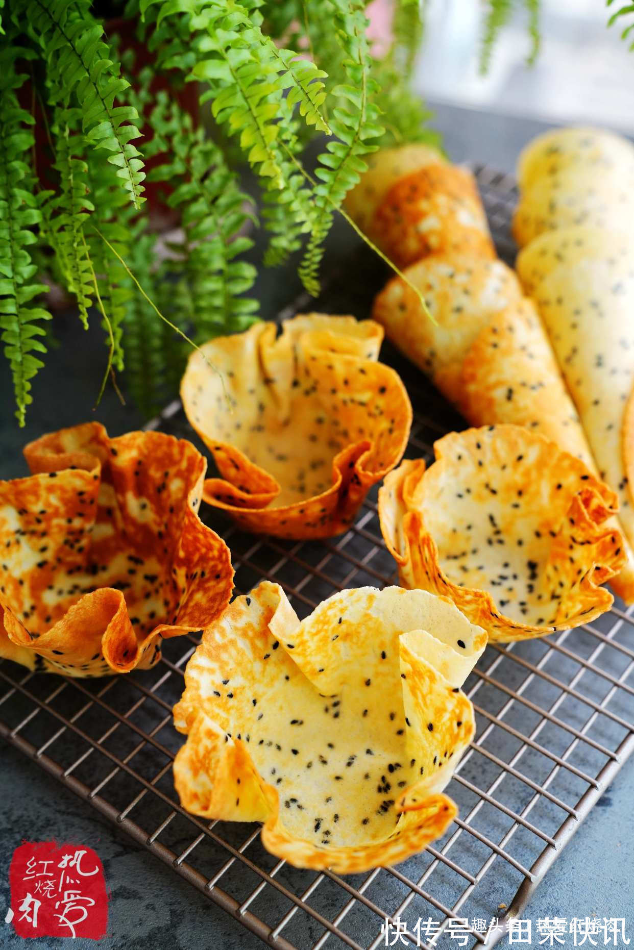 脆筒|这个配方值得收藏,用它做的冰激凌脆筒特脆,不用黄油操作也简单