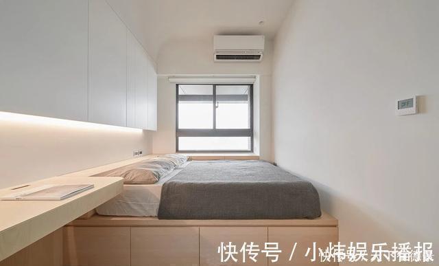 屋主|49㎡的小家,客厅坚持不打柜子,舍弃茶几和电视柜,超级显大!