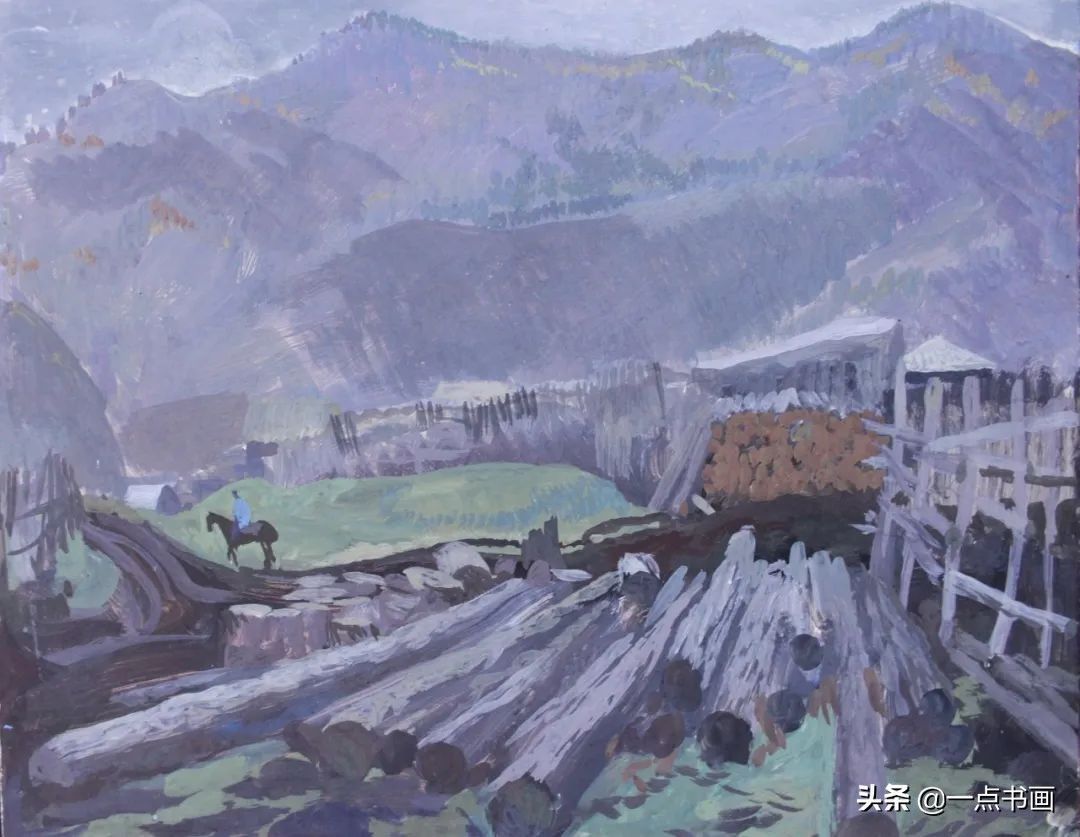 美术学院#阿巴库莫夫:被誉为俄罗斯的金笔,其画笔下都是净化的世界