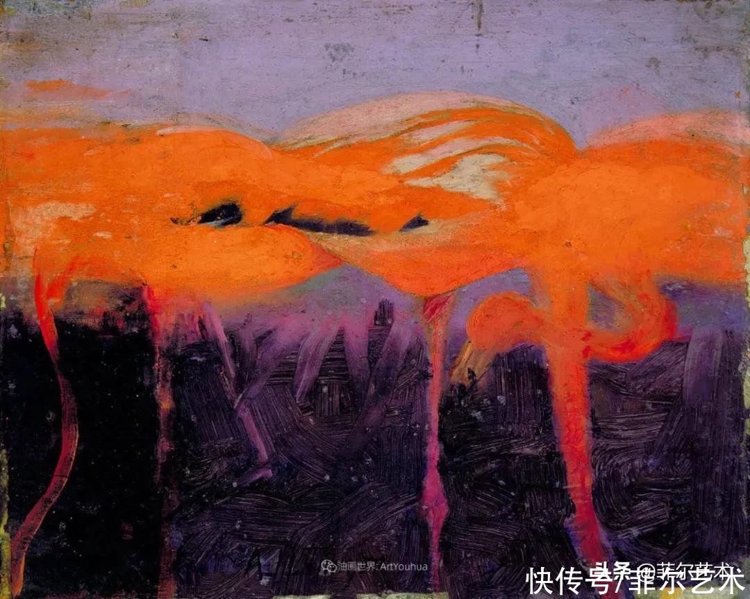 人物|空灵的天使，精美绝伦~雅培·翰德逊·泰勒女性人物油画作品欣赏