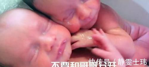龙凤胎|龙凤胎宝宝刚出生就“秀恩爱”,医生都不忍心拆散,画面太有爱了