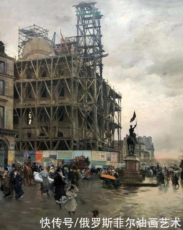 de#意大利大画家德·尼蒂斯的油画作品,莫名的好看,耐看,非常喜欢