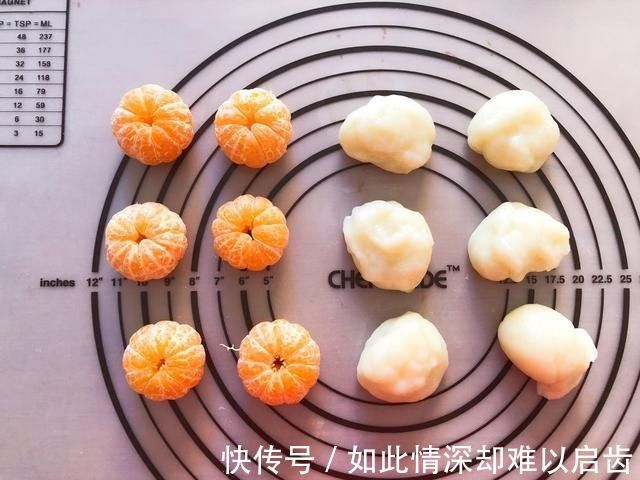 让孩子欲罢不能的橘子糯米糍,做法很简单,几块钱成本就搞定