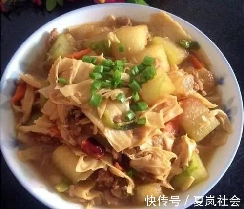肉末|冬瓜多吃清热降火,和腐竹绝配,味道可口特好吃!