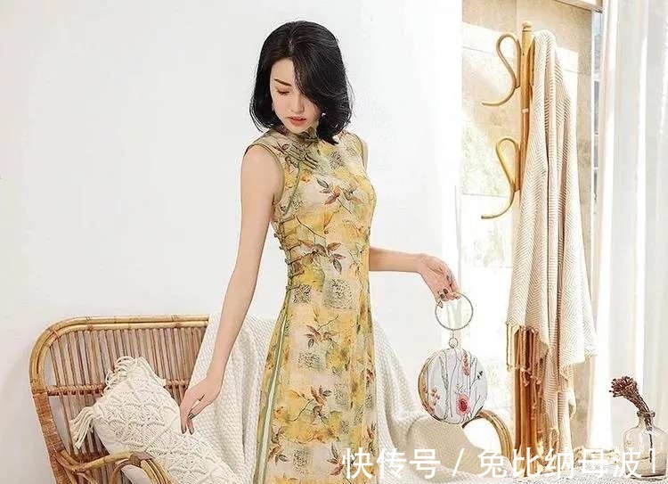 形体|今夏流行的旗袍裙，时尚优雅，塑造女人形体美！