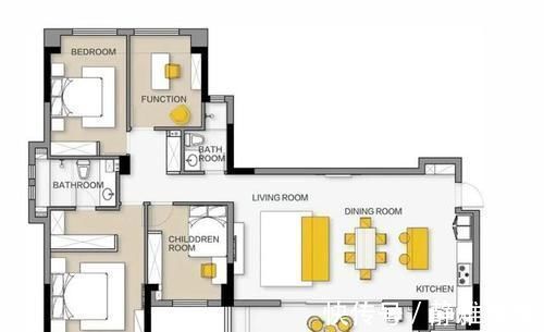 四室两厅|153㎡现代美式四室两厅,优雅与舒适的典范之家!