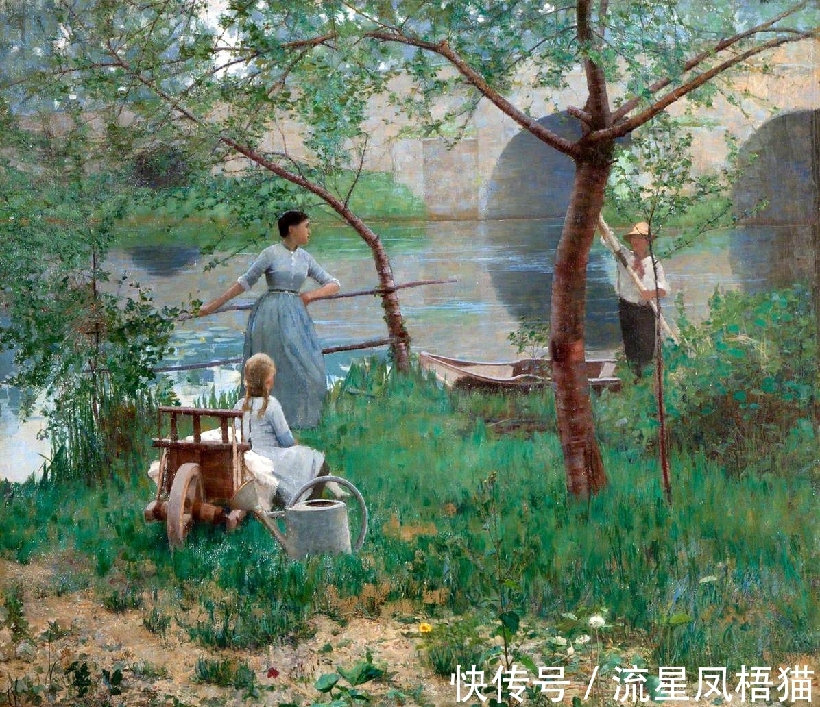 阿尔斯特博物馆$格拉斯哥画派:喜欢在户外自然光下作画,油画采用自然主义风格