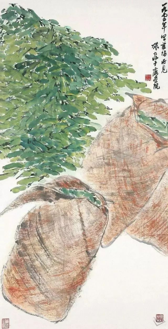 华新罗&张大壮：人淡如菊，以“没骨法”画虾，自创一格