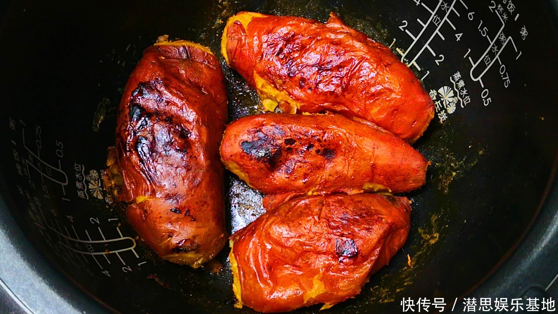 简单|原来烤红薯如此简单,往电饭锅里一扔,香甜还流糖汁,比买的好吃