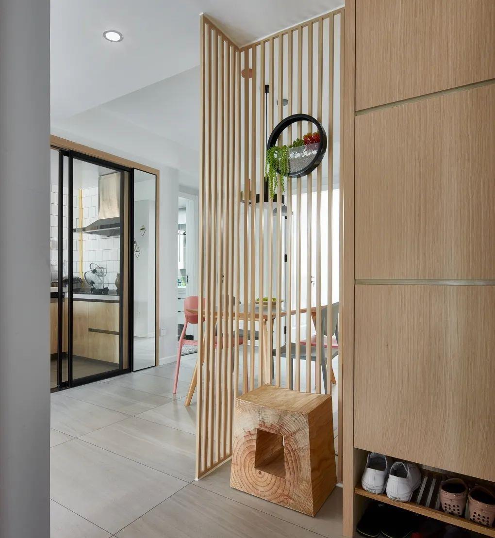 户型|小户型没玄关怎么办？建议这么做个“假玄关”，穿衣换鞋都方便！