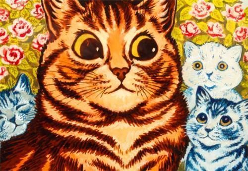 他画了一辈子的猫,心脏骤停7分钟后画风大变,网友:越看越渗人