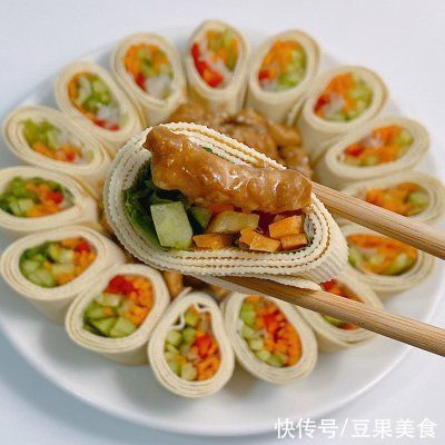 这样的年夜菜｜京酱肉丝千张蔬菜卷你能吃多少？