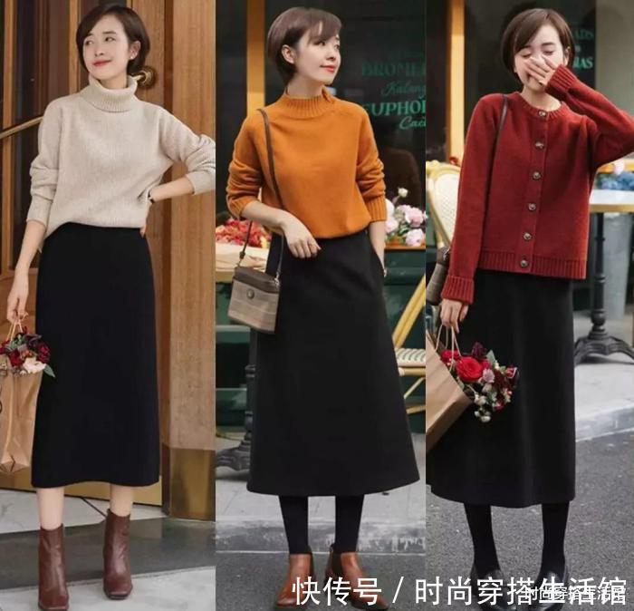 早春的半裙怎么穿?这位时尚博主轻熟风穿搭示范,温柔气质又好看