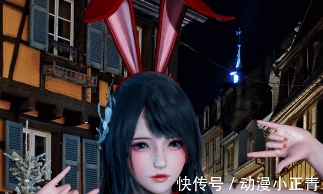 唐三|斗罗大陆：大神自制小舞兔女郎装，颜值比动漫还美，项圈令人心动