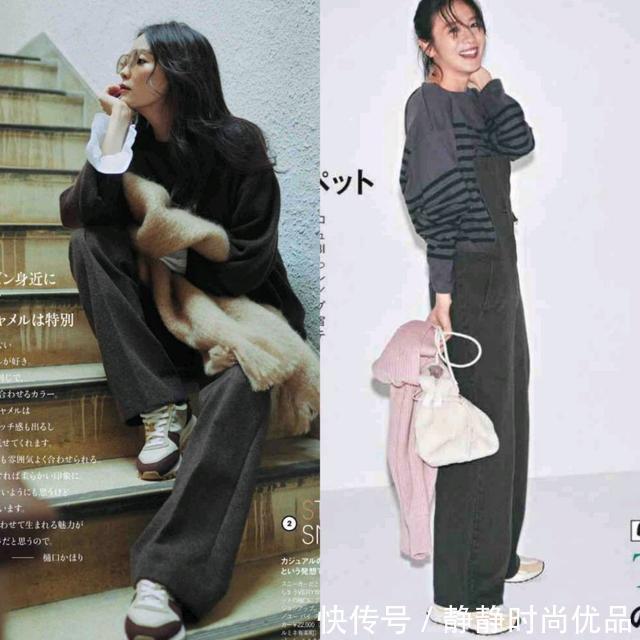 平底鞋 阔腿裤怎么搭配鞋子?秋天穿这3种优雅大气,很适合熟龄女性