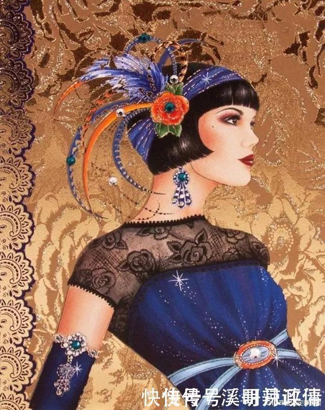 ArtDeco风格珠宝，声名远播，极具韵律感的视觉冲击力