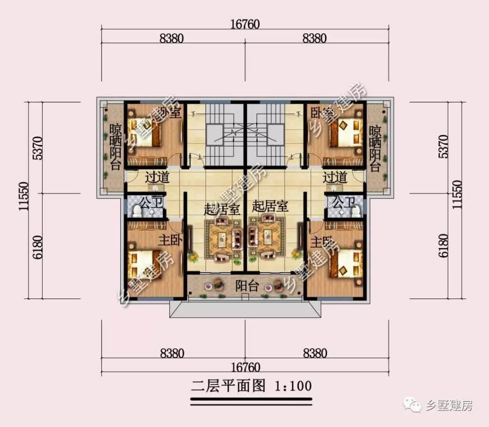 建好|占地140平也能建好双拼，既能互相照顾又能有足够的私人空间