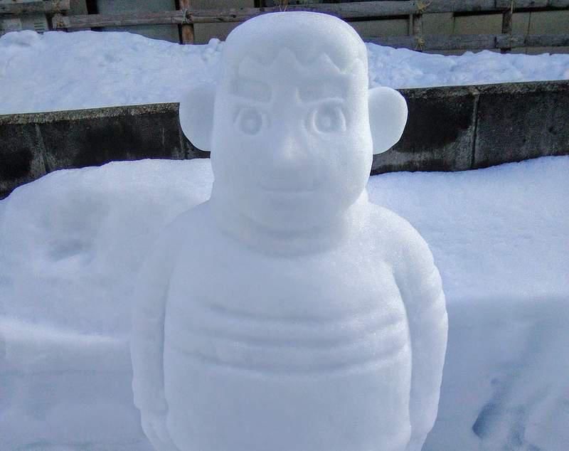 超还原的动漫雪人，大神们的造形力成就各种路边奇景