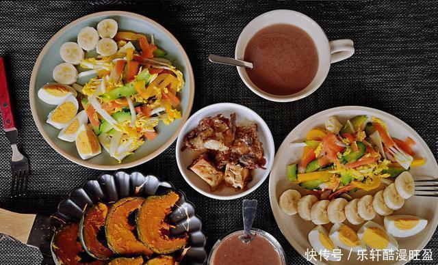 南瓜浓汤|两口子的6天不重样营养早餐，食物丰富做法简单，喜欢清爽的味道