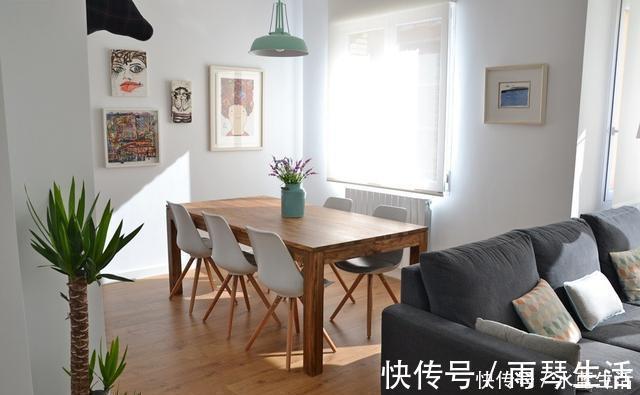 折叠门|我要有钱也买横厅户型，沙发不靠墙，餐厨一字排开，越看越高级