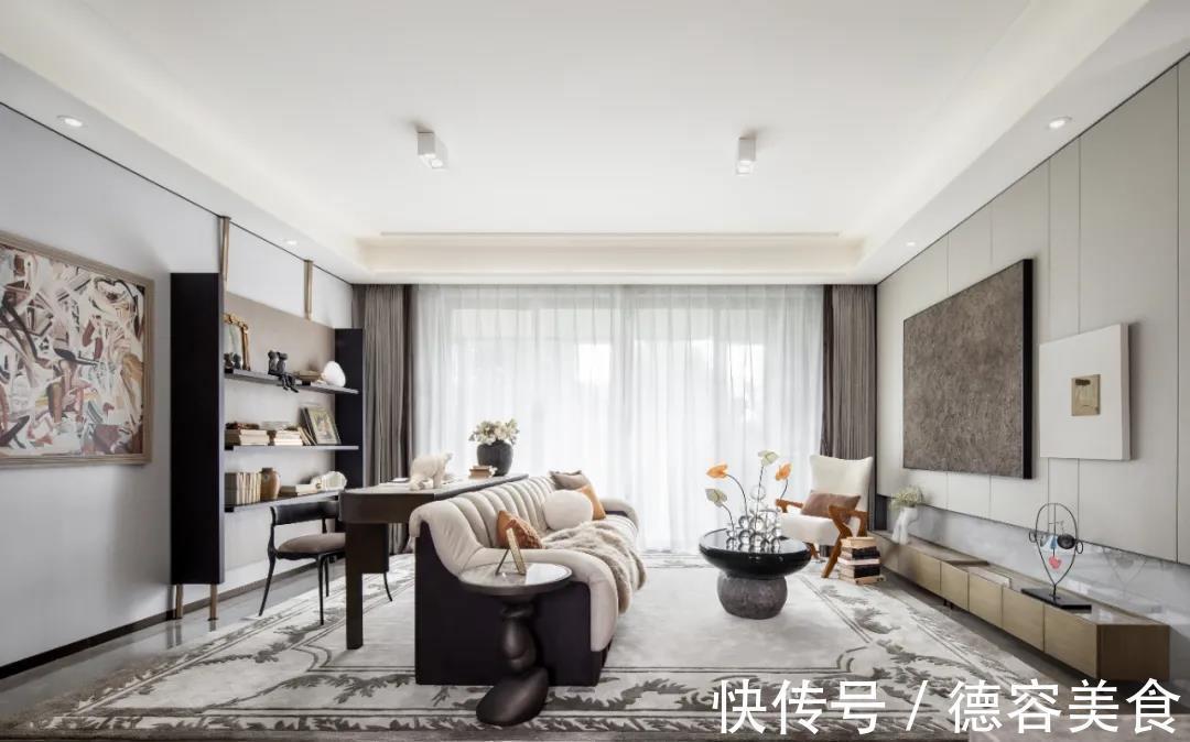 艺术|130平简约三居室,以艺术之名连接古典与现代