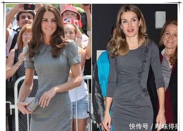 凯特|凯特王妃和西班牙王后撞衫,从长裙到婚纱,还是年轻有优势