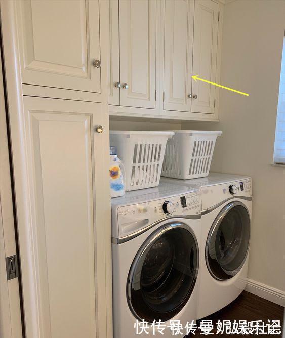 柜体|还是师傅想的周到，洗衣柜加30公分到台面，邻居定制都没我家实用