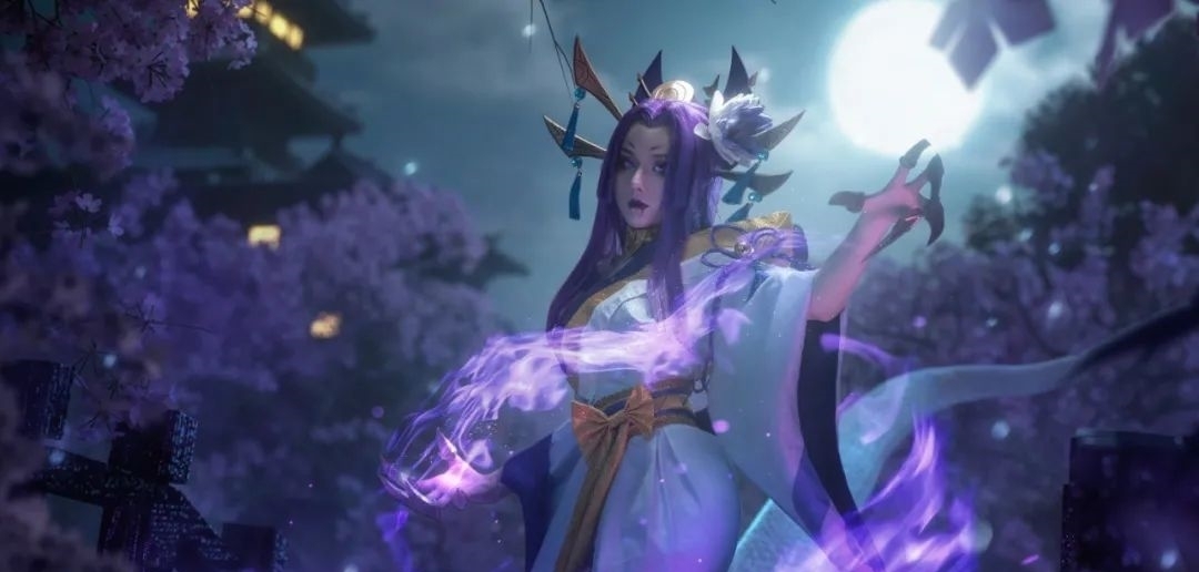 英雄联盟|cos：英雄联盟灵魂莲华卡西奥佩娅cos正片@梨音