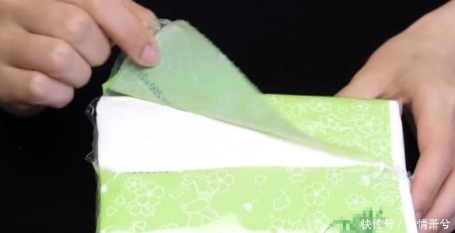 方法|原来“抽纸”上有一个“小机关”,只需轻轻拍一下,一秒钟抽纸自动打开