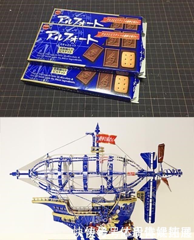 盒子|大神用零食盒做手办,科幻风的脑洞超炫酷,连细节都很到位!
