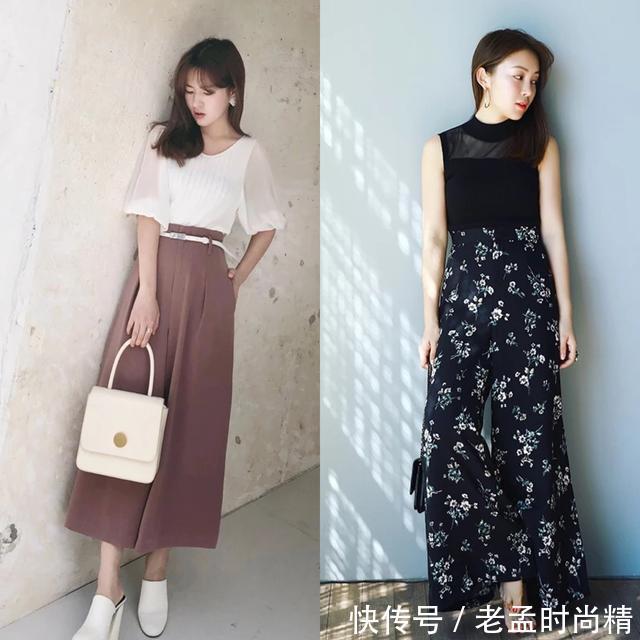 日常穿搭|微胖女生的秋季日常穿搭,针织衫搭配阔腿裤,时尚又有女人味