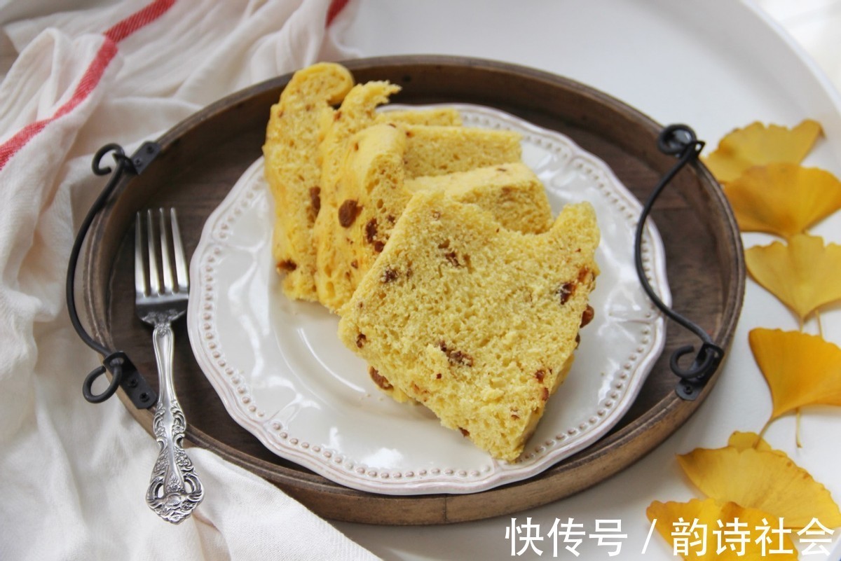 戚风模具|发糕口感香软，搭配红薯，营养又健康