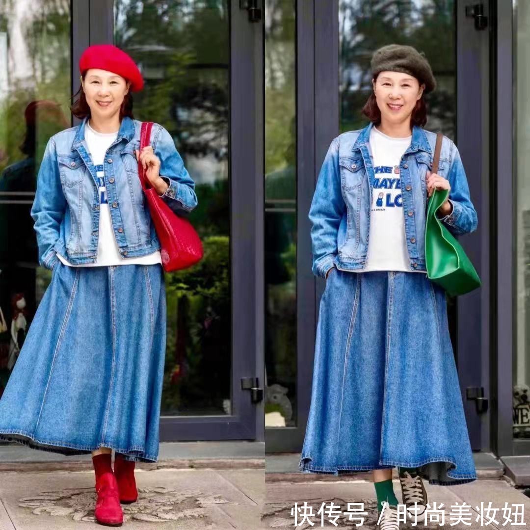 时髦范|年龄不是限制,60岁比年轻人更敢穿,“亮丽色”穿出时髦范