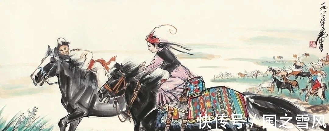 国画史!中国画驴第一人,三笔二笔就把驴儿活灵活现的画在纸上了