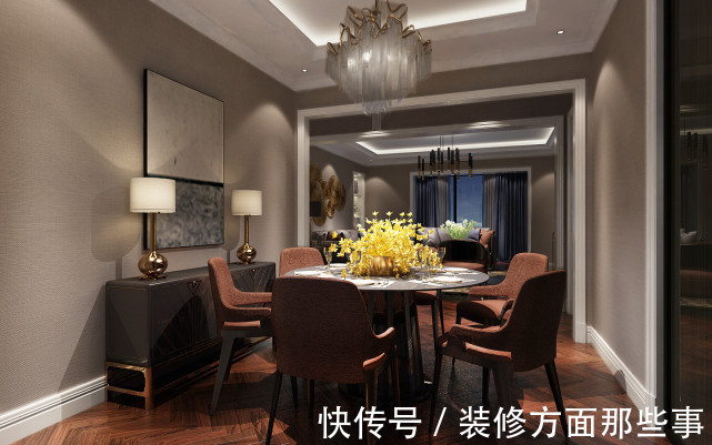 睡眠质量|205平现代风三居室,中式留白和借景手法真是漂亮