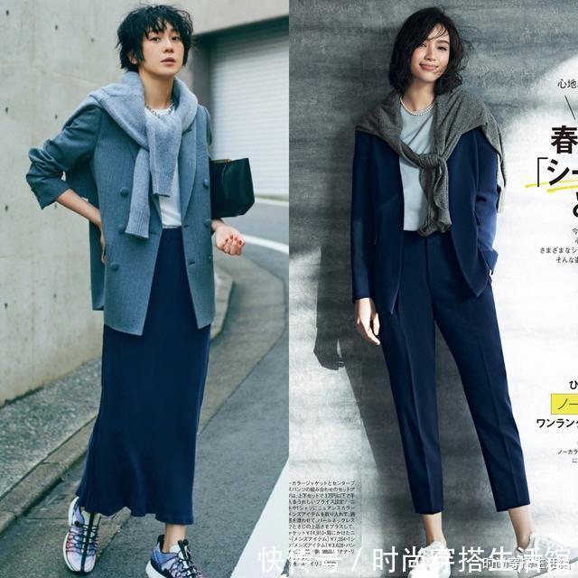 tips|最近火了一种外套:叫“西装外套”,时髦显高,照着穿就对了