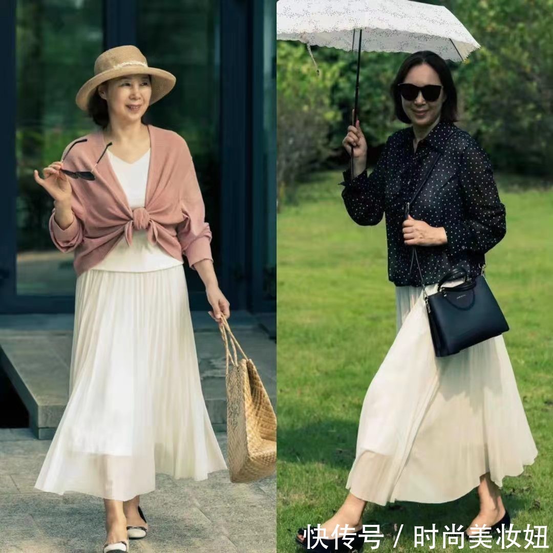 微胖|微胖奶奶真会打扮,看她分享的“一衣多穿”,优雅藏肉显气质