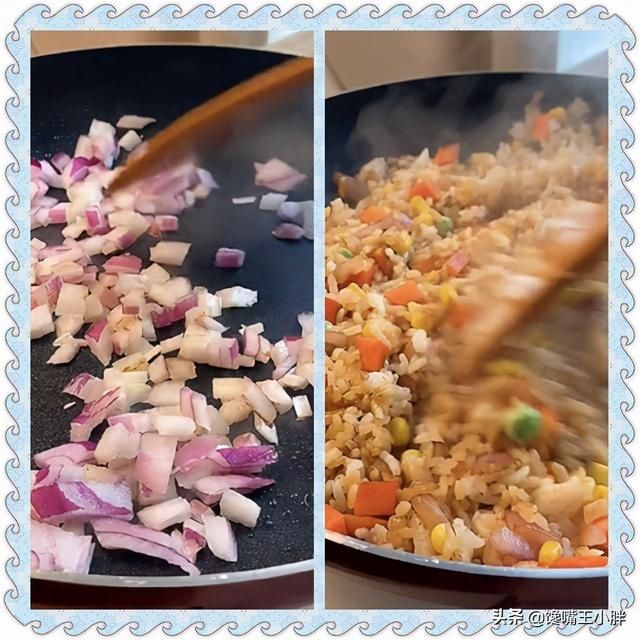 酥脆甜香的外皮,香糯的米饭和蔬菜,搭配着奥尔良味道,满嘴留香