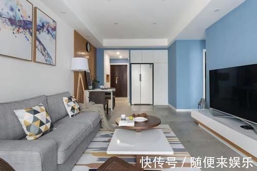 舒适|夫妻的66㎡小家,北欧风简约舒适,书房设计清新迷人,真有文艺范!