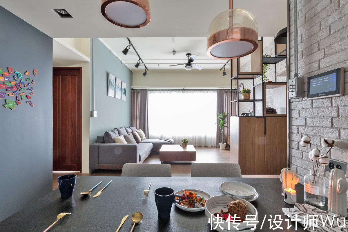 屋主|上海110㎡轻工业宅，粗旷中细腻，灰韵里暖意