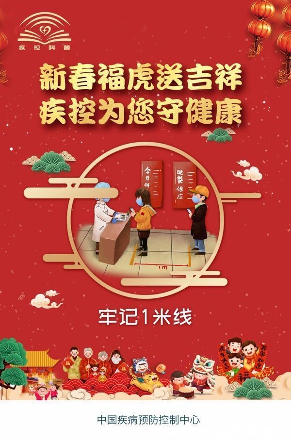 健康|新春福虎送吉祥 疾控为您守健康 年画（一）