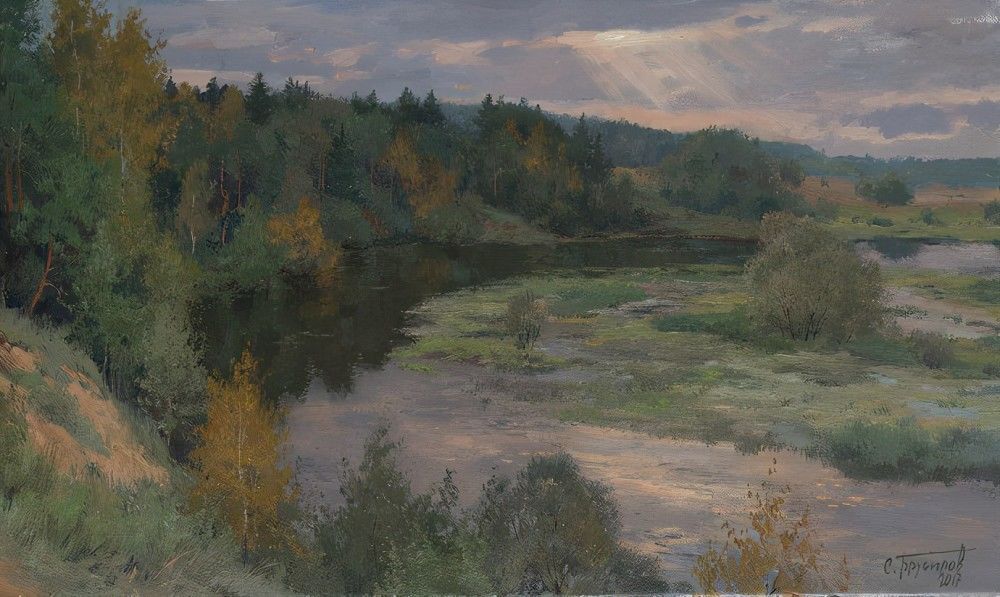 超过冷军的俄罗斯画家，作品充满阳光，细节处理令人佩服