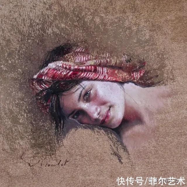 艺术学院$法国女粉彩大师,描绘的女性之美,细腻柔和
