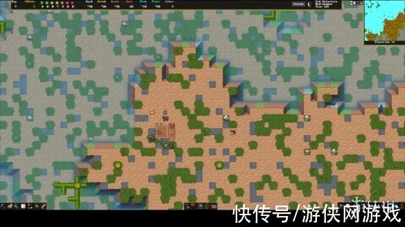 视频截图|模拟游戏《矮人要塞》10分钟实机演示 展示新沙漠地貌
