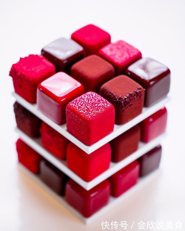 法国有个烘焙师，他做的甜品，简直是强迫症的福音