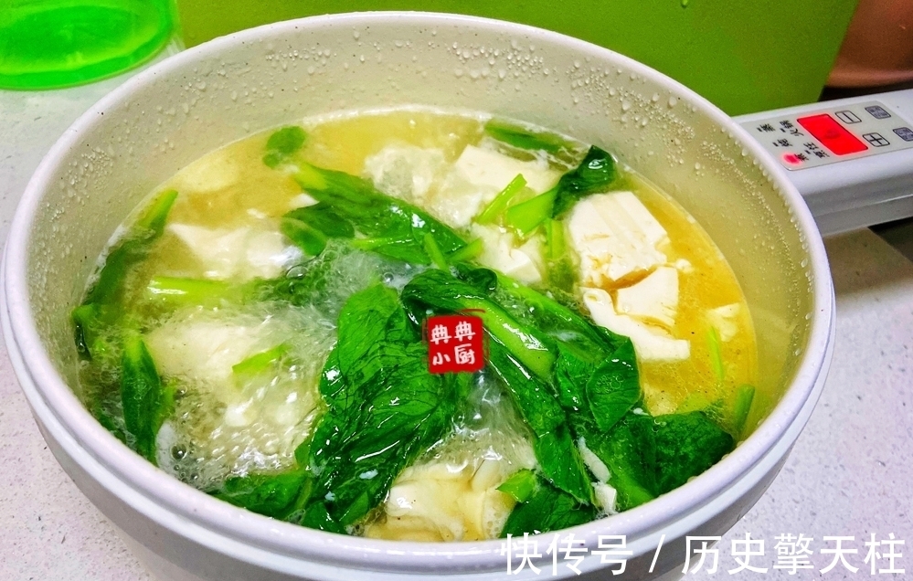 嫩豆腐|都说青菜豆腐保平安,所以这汤不要错过了,好喝易做