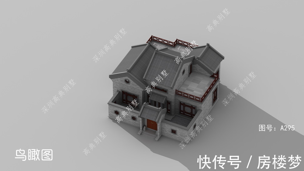 建房|漂亮的中式别墅，建房必备，不要错过哦。